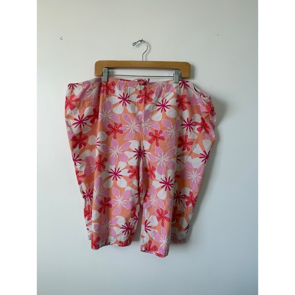 Secret Treasures Pants - Vintage Y2K-Inspired Secret Treasures Floral Sleepwear Shorts – Size 2X